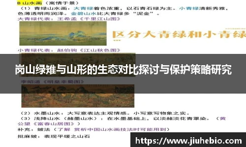 岗山绿雉与山形的生态对比探讨与保护策略研究